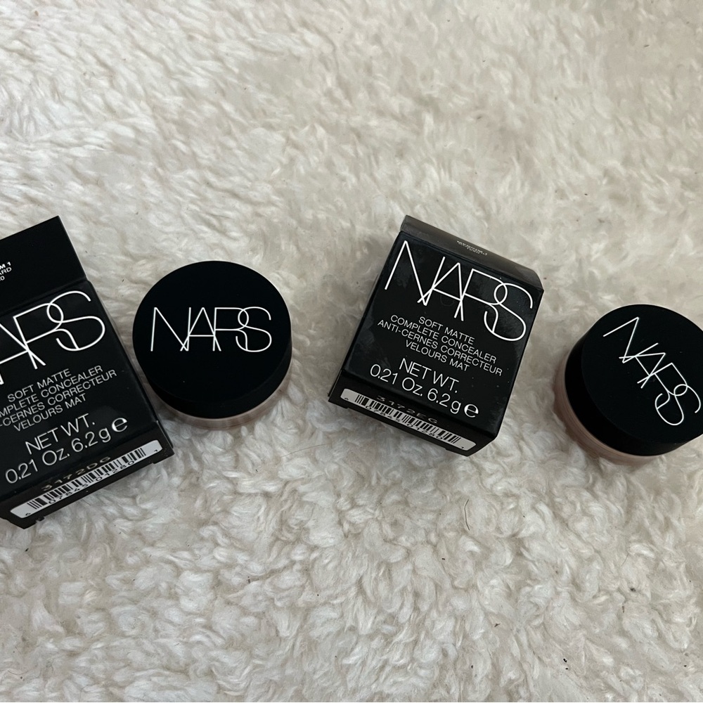 New set of 2 - NARS Soft Matte Complete Concealer -cream - custard